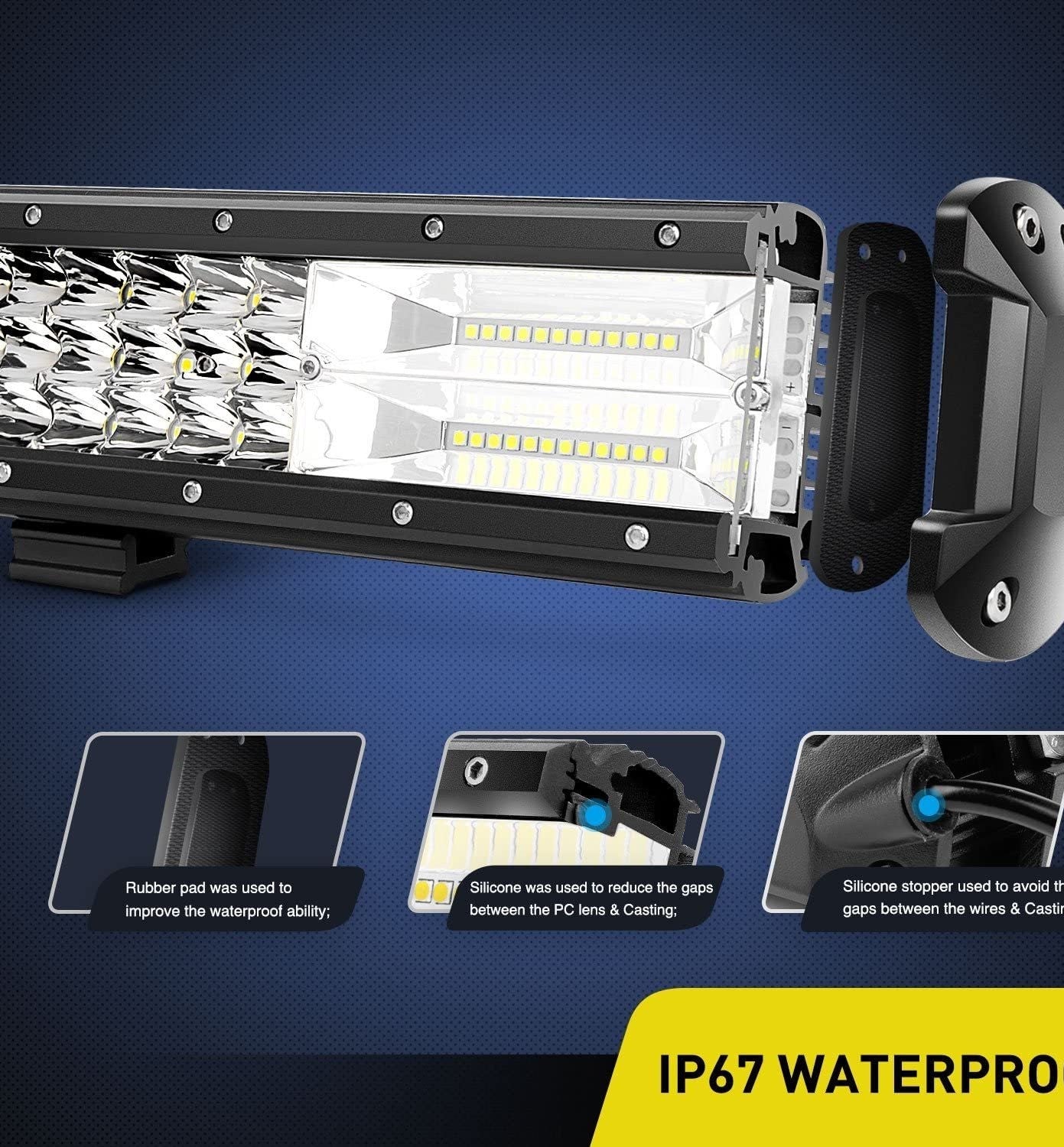 50" High Powered Light Bar WL-50C