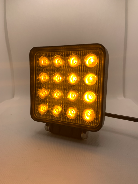 Heavy Duty 4x4 Boating/Driving Light Yellow/White Dual Function NEW!