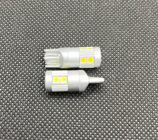 Wedge Shape LED White Wedge 9 LEDs T10-9-W