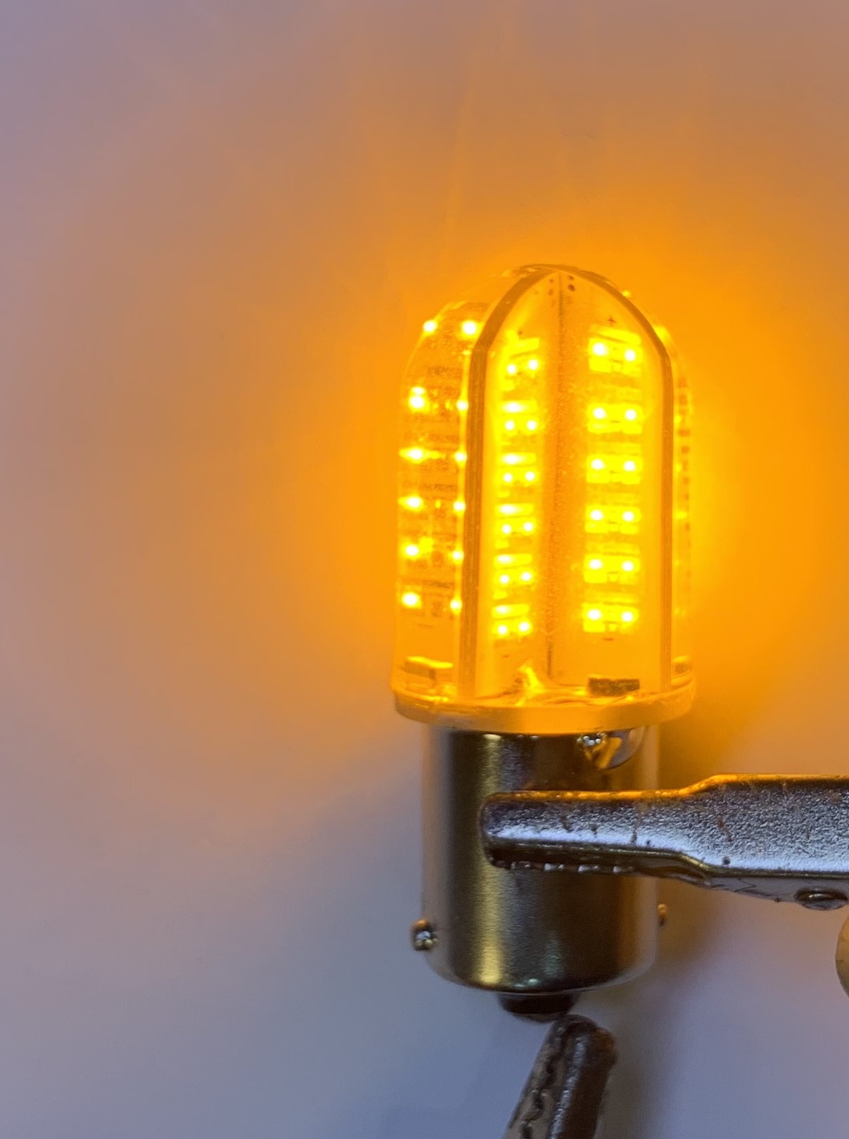 Amber Led Tail Light 1156 Bulb   1156-S48-A