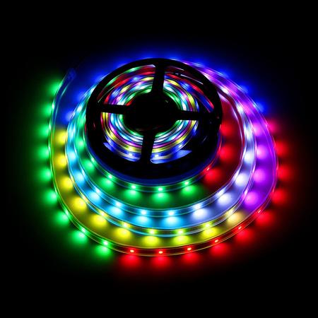 Multi Color Led Heavy Duty Strip Lighting - Multi-Color with Remote STP-HD5M-300-R ...