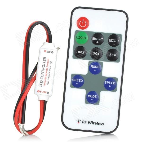 Remote for Single Color Strip Light 12 Volt RMC02 – Blackhawk LED Lights
